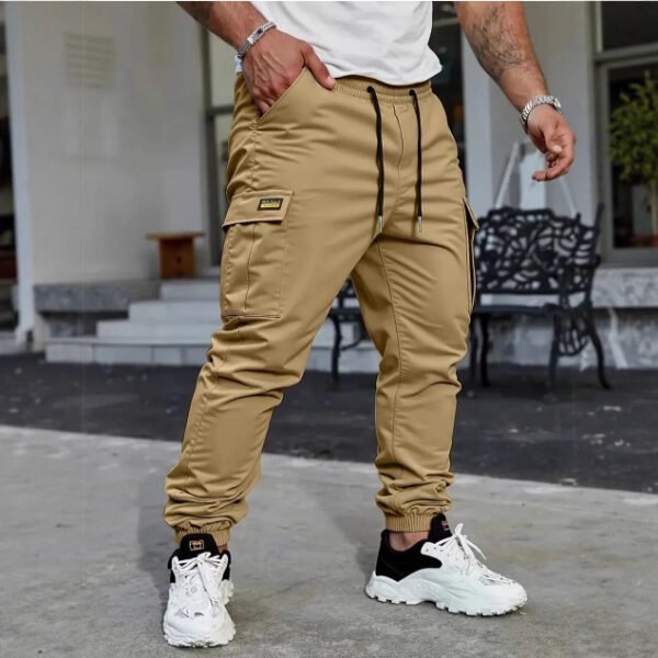 Mens Outdoor Casual Long Pants Sweatpants American Style - Image 3