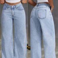 Sweet And Spicy Style High Waist Straight Jeans