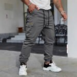 Mens Outdoor Casual Long Pants Sweatpants American Style